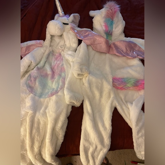 I have 2 size 3 unicorn Halloween costumes. Warm and only used once last year. - Picture 3 of 3